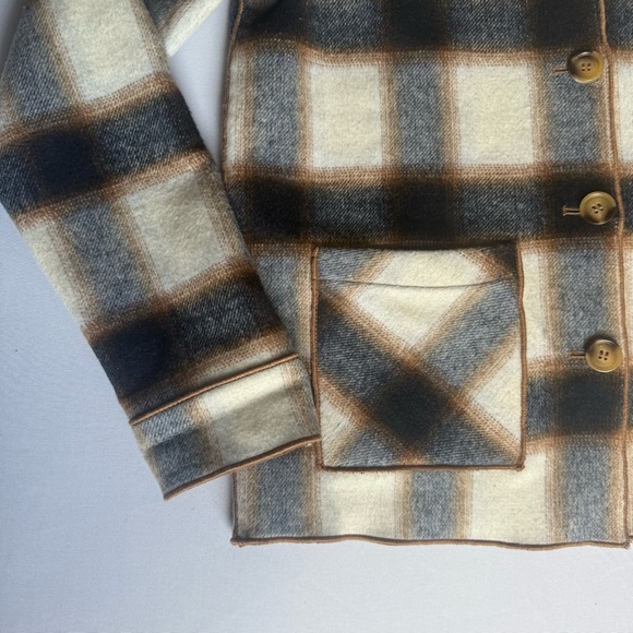 CHARLIE B Reversible Plaid Jacket - Picture 6 of 12